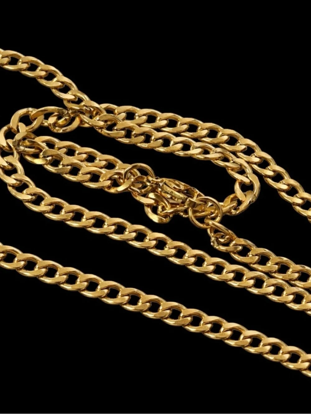 Gold Gun Pendant Necklace - Men's Statement Chain 22” Chain~ Zirconia Stones 💛🖤💛
